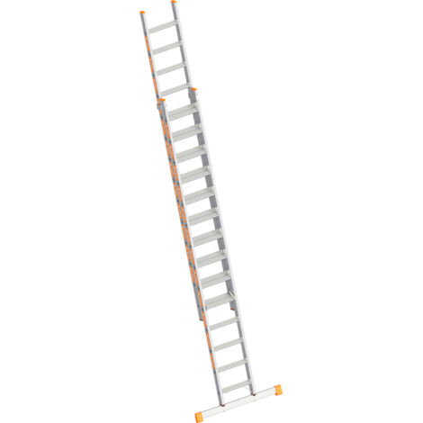 Layher Topic 1032 Stufenschiebeleiter 2x14 Stufen