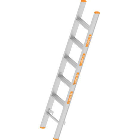 Layher TOPIC 1041 Allzweckleiter Oberleiter mit rutschhemmenden R12 6 Stufen