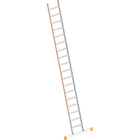 Layher Topic 1042 Stufenanlegeleiter mit Quertraverse 18 Stufen