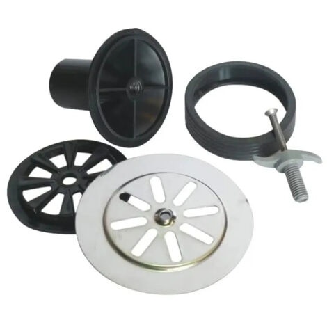 Lazer – Bonde plus grille ISOTANCHE diamètre 50 mm – Étanchéité pour douches maçonnées – Débit 53L/min – Accessoire siphon