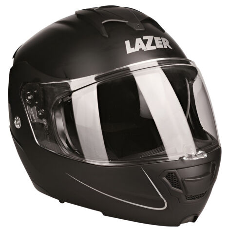 LAZER LUGANO Z-LINE Motorradhelm, matt schwarz, Größe S