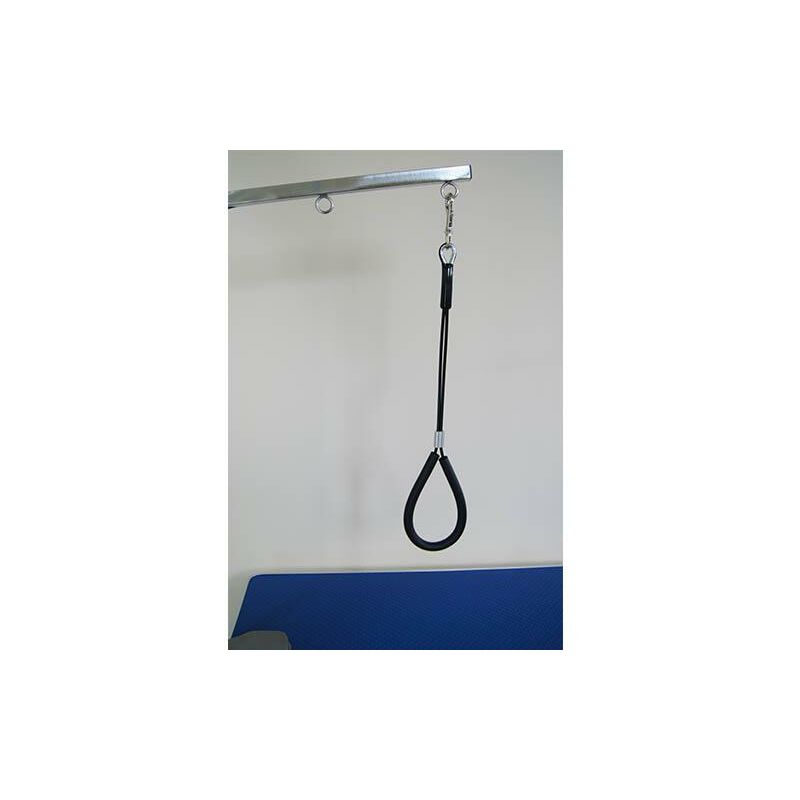 

Lazo de horca en acero negro protegido LAZO HORCA ACERO NEGRO PROTEGIDO L 67CM