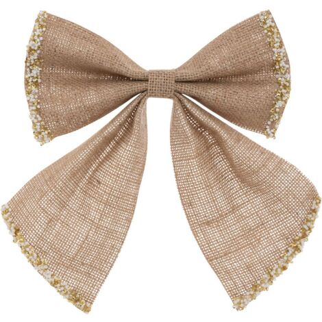 Lazo decorativo esmerilado 20x24cm yute beige - Atmosphera créateur d'intérieur