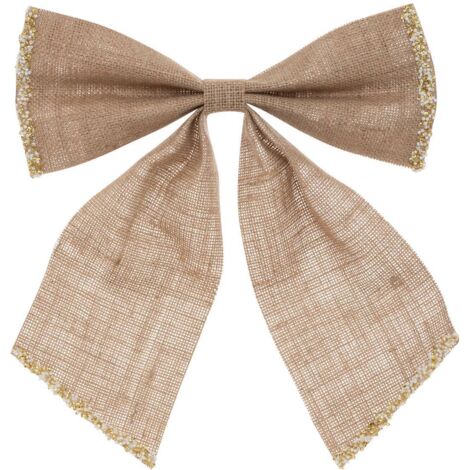 Lazo decorativo esmerilado 28x34cm yute beige - Atmosphera créateur d'intérieur