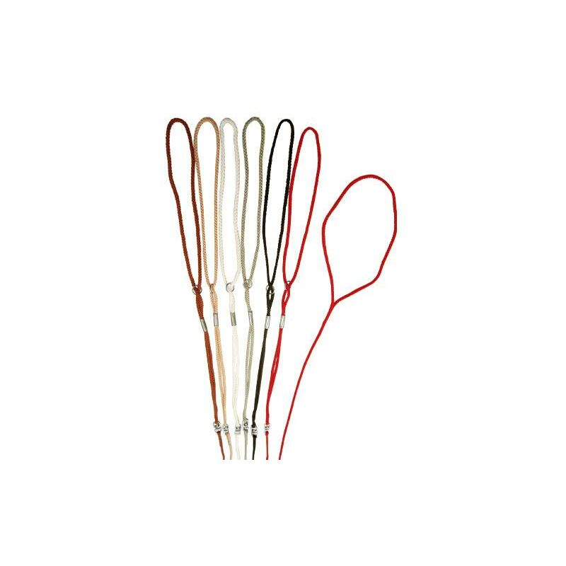 

Lazos de nylon redondos con quitavueltas COLOR BLANCO
