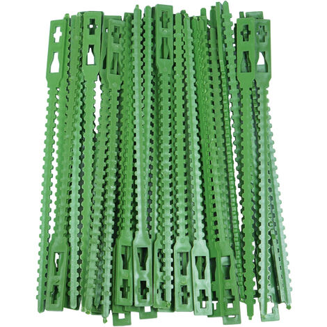Lazos giratorios ajustables reutilizables para plantas, sujeción Flexible para jardín, arbustos, cierre de árbol, plástico, verde, multifunción,30 PCS,35cm