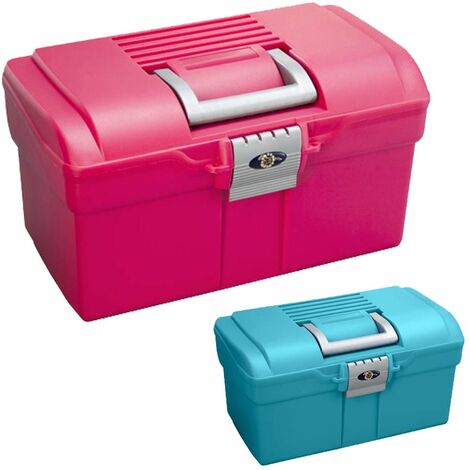 L'azur - Caisse à outils basse avec plateau intérieur amovible, capacité 100 kg