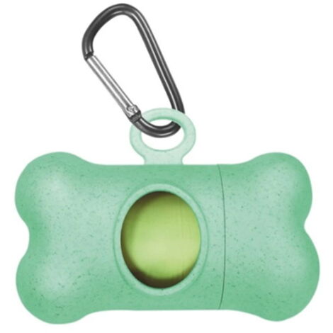 L'azur - Distributeur de sacs d'hygiène pour chiens en fibre de bambou avec rouleau