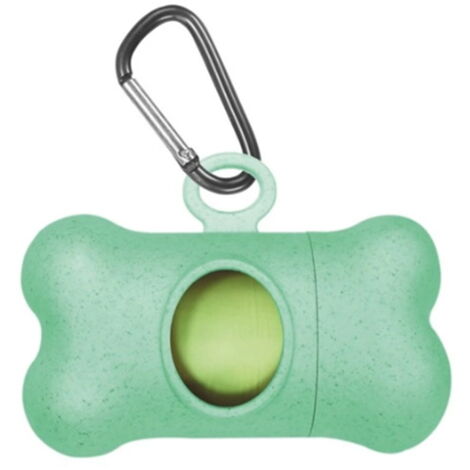 L'azur - Distributeur de sacs d'hygiène pour chiens en fibre de bambou avec rouleau