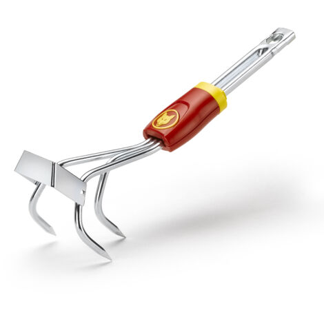 Petite griffe-sarcleuse 3 dents + grattoir 7 cm Outils WOLF MUTLI-STAR - LBM