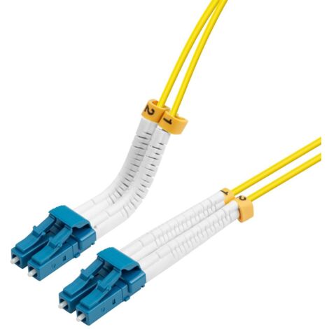 LC-LC Singlemode 2m Duplex OS2 LSZH biegbares Glasfaserkabel, LVO231407-FLEX