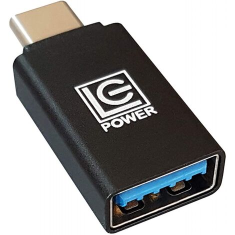 LC Power - USB Typ-C-Adapter - USB Typ A bis USB-C