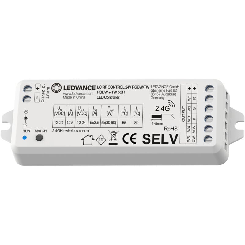 Contrôleur Ledvance ec lc rf 24 v rgbw/tw