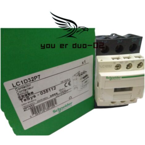 LC1D32P7   230V   15kW  SCHNEIDER   Contacteur  LC1D32  Nouveau