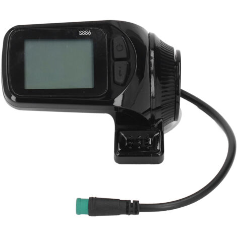LCD-Bildschirm für E-Bikes, einfaches und wasserdichtes Design, Ersatzteil für Elektroroller, hohe Zuverlässigkeit