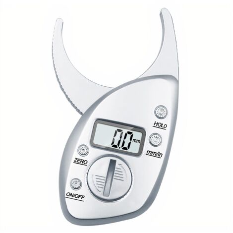 LCD Digital Body Fat Clamp, Body Fat Gauge for Calculating Body Fat Percentage