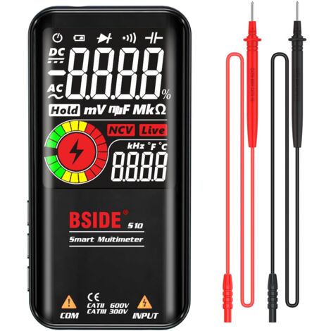 LCD Digital Multimeter 3 Results 999 Counts Auto-Ranging 9999 Counts Voltmeter Resistance Continuity Frequency Diode Duty Cycle Voltage Test Flashlight