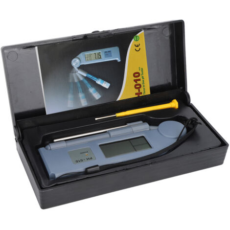 LCD Digital PH Meter Waterproof Pentype Water Quality Tester with 014 PH Measurement Range