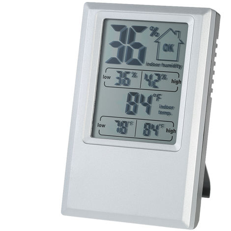 Lcd Digital Temperature Compteur D'Humidite, Horloge De Station Meteorologique