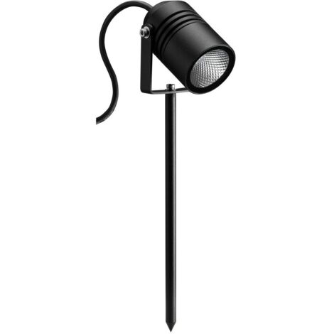 LCD ERDSPIE STRAHLER, LED 6 WATT, 3000K, SCHWARZ (5018)