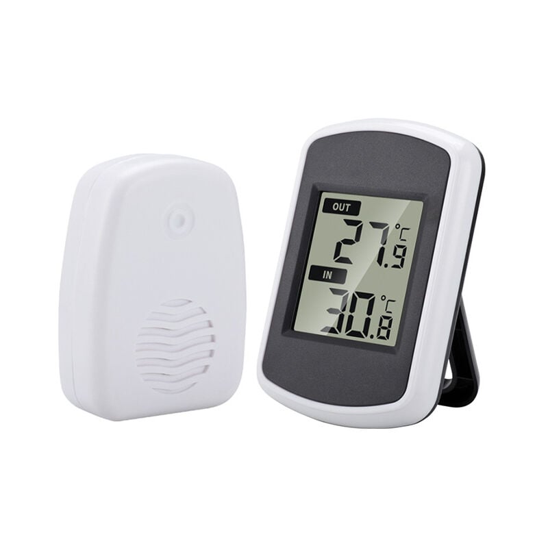 Lcd Testeur De Température Ambiante De Mesure De Température De Thermomètre Extérieur D'Intérieur Sans Fil—