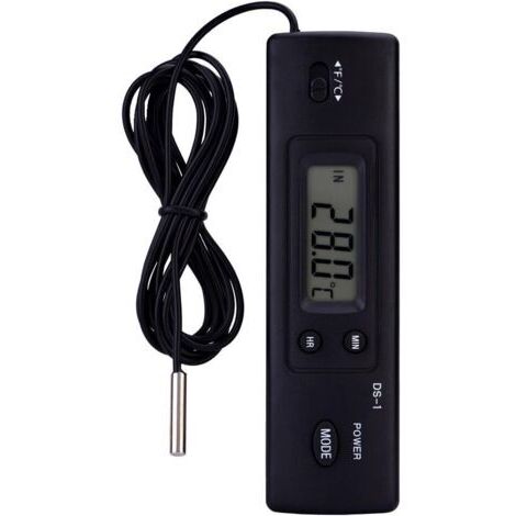 LCD-Thermometer digitali con sensore e ampio display LCD