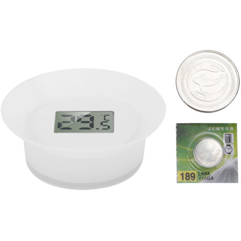LCD-Thermometer für Aquarien, geeignet für trockene und nasse Anwendungen, wasserdichte Sonde