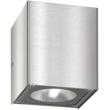 LCD UP & DOWN LED WANDLEUCHTE MIT R FLECTOR 866LM 7W 2 X LED EDELSTAHL EDELSTAHL FLOAT GLAS 5026