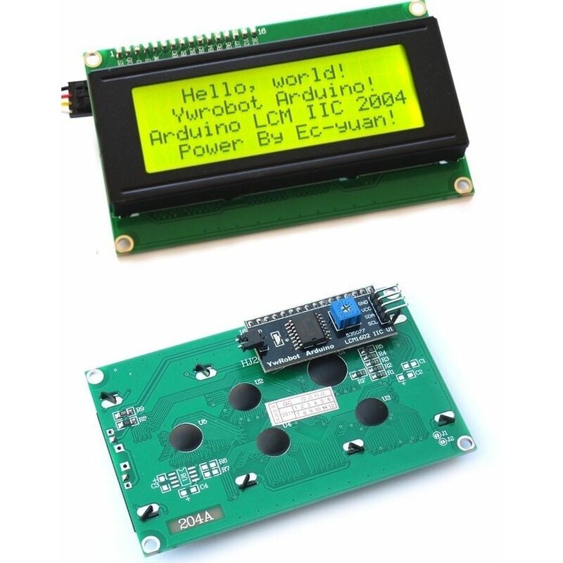 

LCD Verde 20x4 CARACTERES con serial IIC/I2C Arduino