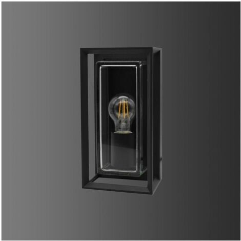 LCD Wandanbauleuchte 20W graphit Glklar E27 IP65 HV k.Betriebsger 131x256x118mm 5070