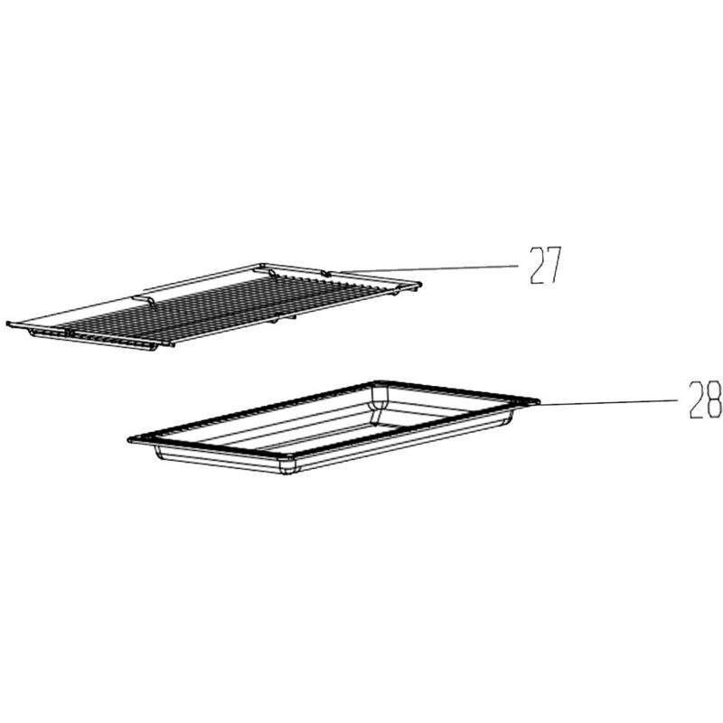 Lèche frite repère 28