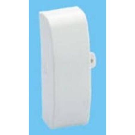 LCN W Terminale per canale cornice TCN, Bianco