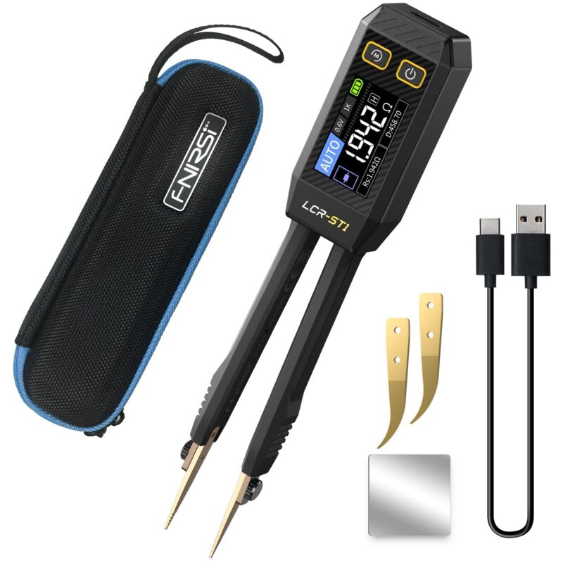 LCR-ST1 Mini Smart Bridge Tweezer LCR SMD Tester Résistance Capacitance Inductance Continuité Diode Test Measurement Tools