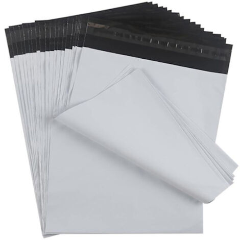 [LCS] 100 sacs d'expédition pour vêtements, 250 x 350 mm, enveloppes imperméables auto-scellantes en polyéthylène extra résistantes