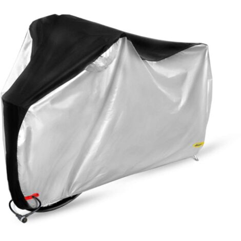 [LCS] Housse de vélo pour le rangement extérieur, housse/rangement pour VTT. — XL, 200 x 70 x 110 cm, argent et noir-AquaForge