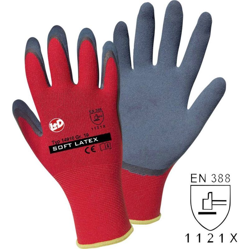 Image of Leipold Doehle Soft Latex 14910-10 Poliestere Guanto da lavoro Taglia (Guanti): 10 en 388:2016 cat ii 1 pz.