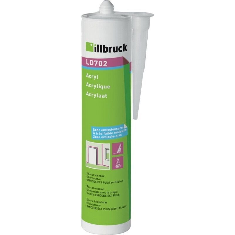 LD702 Cartouche Acrylique gris 310ml Illbruck Par 20)