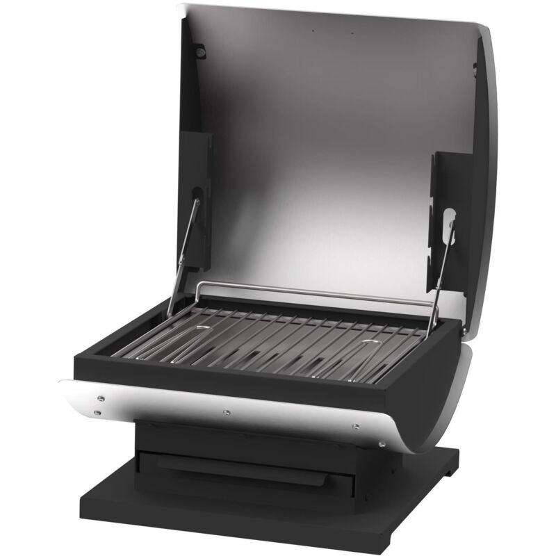 Barbecue charbon LE MARQUIER L40 duo BFL40D Gris Le Marquier