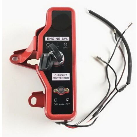 Le boîtier de commande de démarrage électrique 168F est compatible avec les moteurs Honda GX160 et GX200, et comprend un interrupteur de démarrage électrique à une touche, un démarreur universel et un
