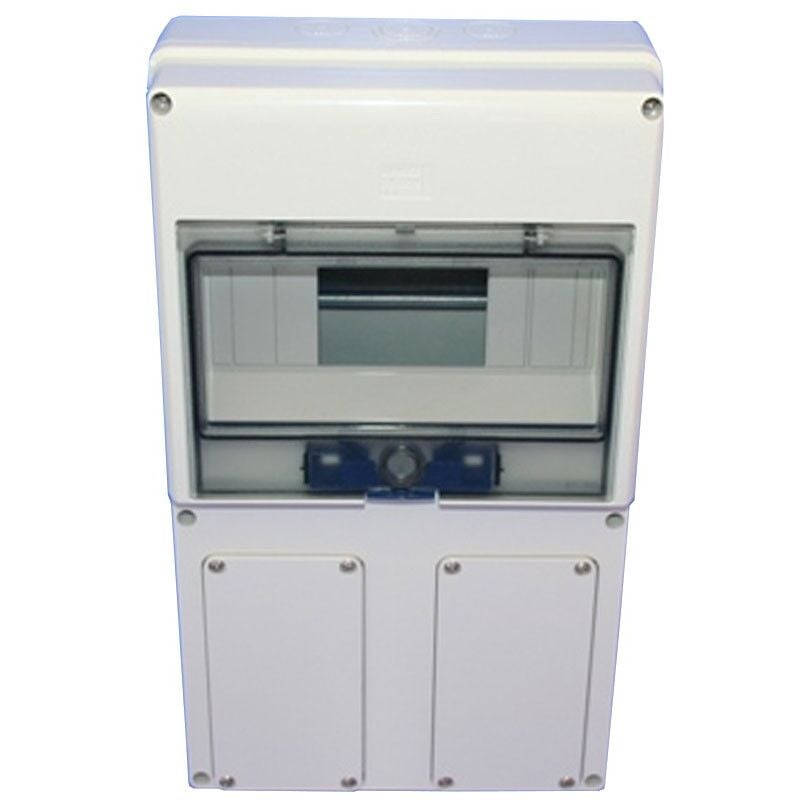 Gewiss - Tableau vide pour 2 prises verrouillées IP55 GW66492