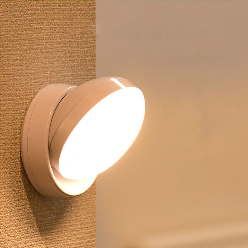 Csparkv - Le capteur de beauté allume la veilleuse led rechargeable de type c d'intérieur avec modes automatique/marche/arrêt lumières led pour