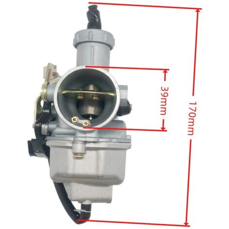 Le carburateur à câble PZ30 est adapté aux motos PZ30 30mm 404-017, avec un dosage de carburant de haute précision et une puissance de sortie fluide de l'ensemble d'accélérateur.
