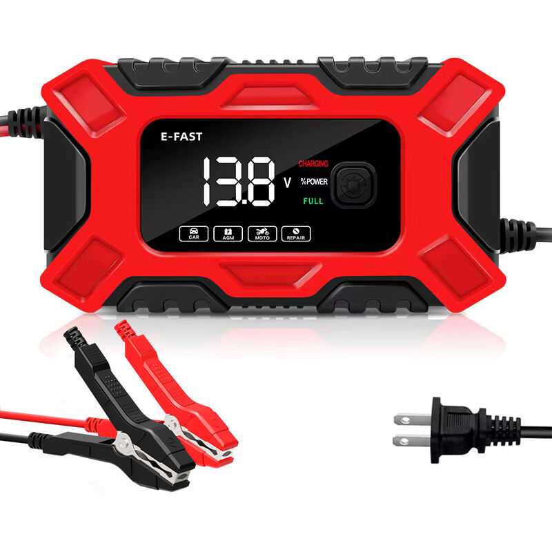 Le chargeur de batterie entièrement automatique intelligent pour chargeur de batterie automobile est adapté aux automobiles.