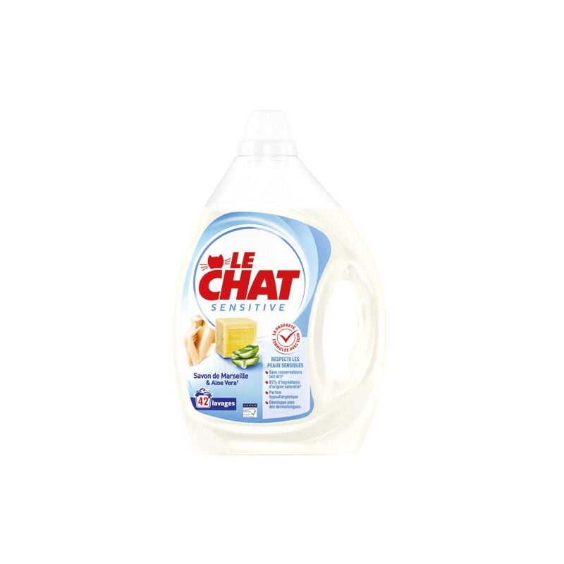 Le chat sensitive aloe vera 1.89 L, 42 lavages - LE CHAT