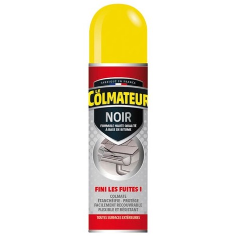 LE COLMATEUR - Colmateur spray bitume d'étanchéité - noir - 250 mL