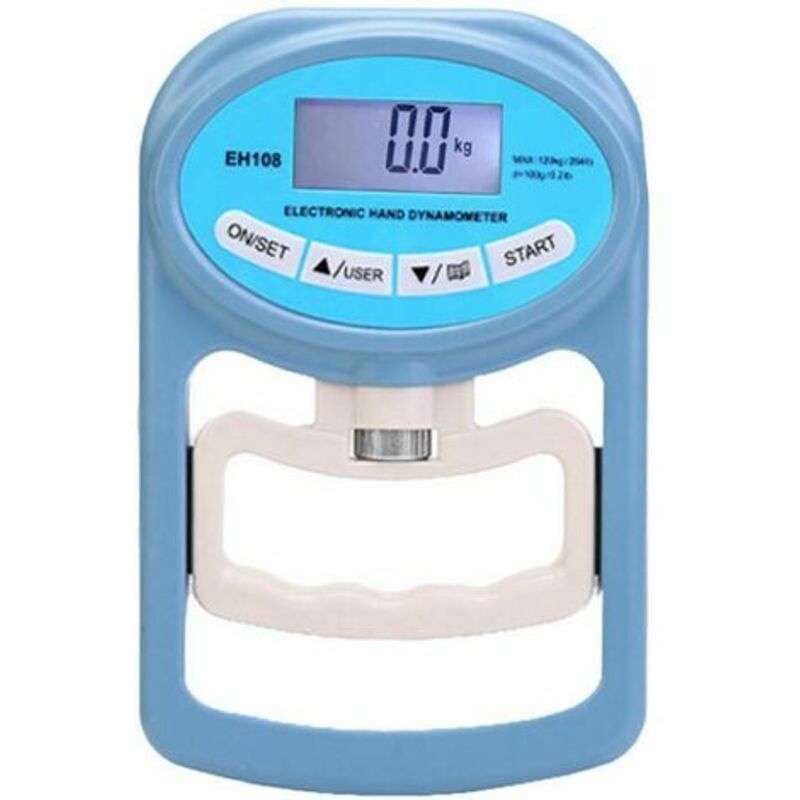 Tigrezy - Le compteur de force de préhension dynamomètre numérique portable de 120 kg capture automatiquement la force de préhension électronique