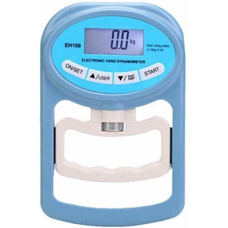 Le compteur de force de préhension dynamomètre numérique portable de 120 kg capture automatiquement la force de préhension électronique