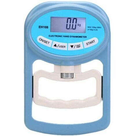 Le compteur de force de préhension dynamomètre numérique portable de 120 kg capture automatiquement la force de préhension électronique