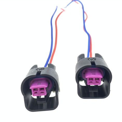 Le connecteur 2P convient au faisceau de câbles de l'électrovanne VVT d'admission et d'échappement des arbres à cames automobiles (référence 15336004).