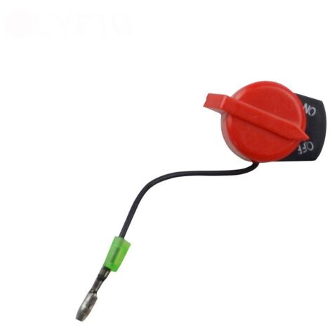 Le coupe-circuit d'allumage est compatible avec les modèles Honda G100, G200, GXH50 et GX100 à GX390. Il est doté d'une conception étanche à deux fils pour l'arrêt d'urgence.